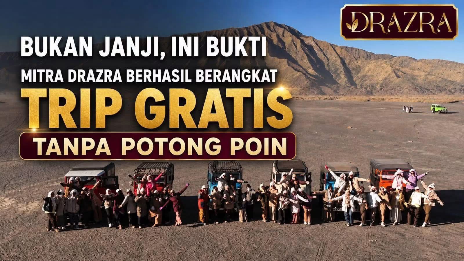 Trip gratis Bromo bersama DRAZRA
