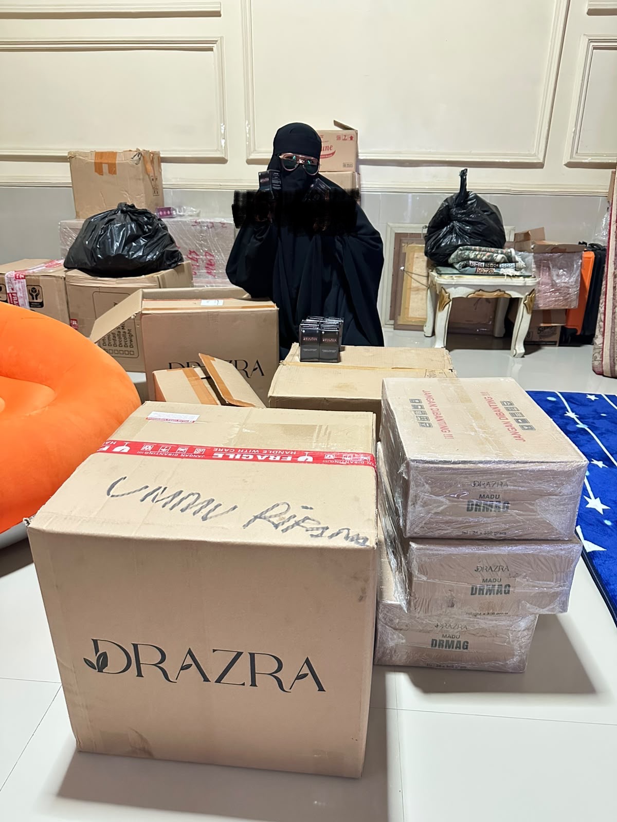 Aktivitas stok produk DRAZRA Ummu Rifana